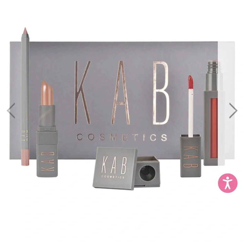 KAB Cosmetics Ready By 8 lip set